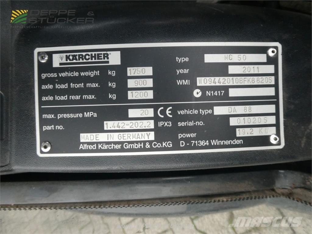 Kärcher MC 50 Підмітальні машини