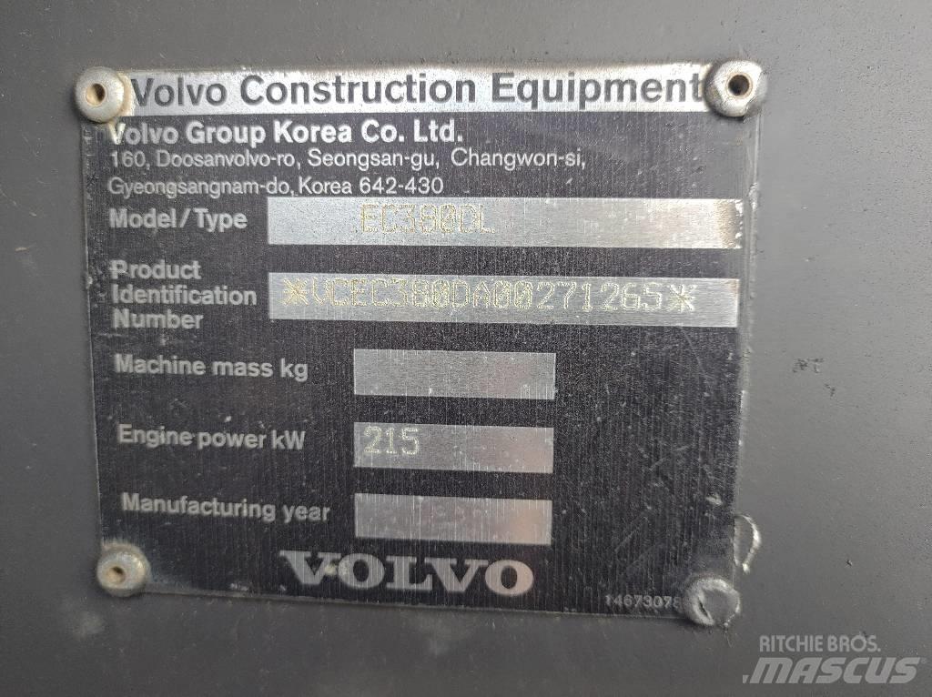 Volvo EC380DL Гусеничні екскаватори