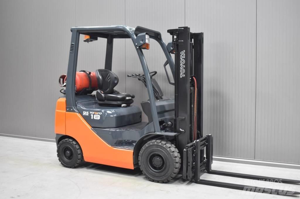 Toyota 02-8FGF18 Газові навантажувачі