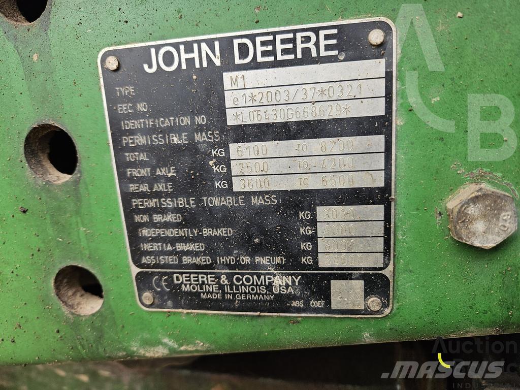 John Deere 6430 Трактори