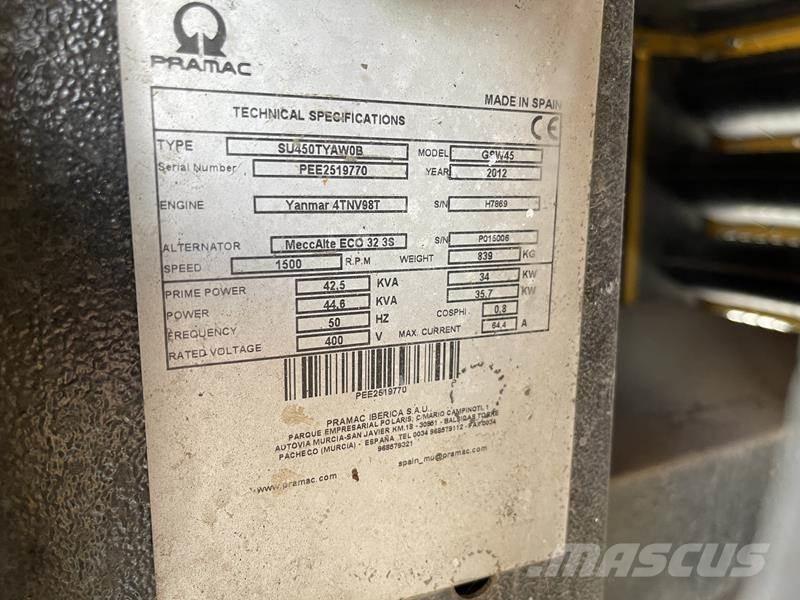 Pramac GSW 45 Дизельні генератори