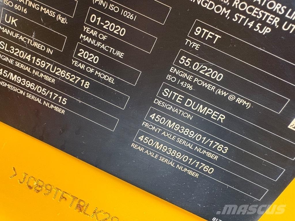JCB 9TFT Міні самоскиди