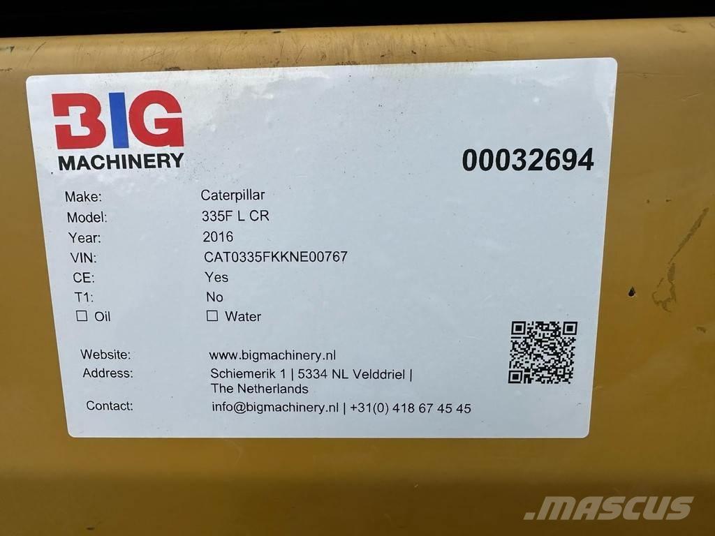 CAT 335F L CR Гусеничні екскаватори