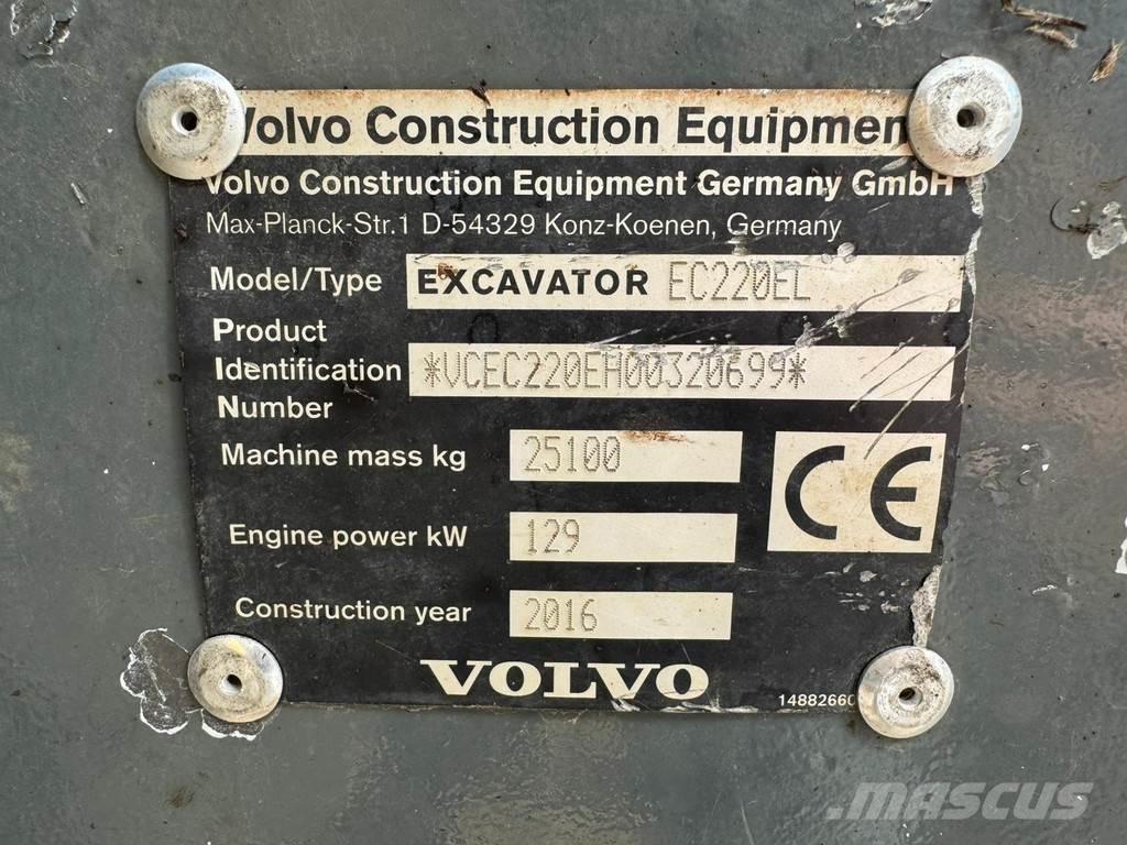 Volvo EC220EL Гусеничні екскаватори