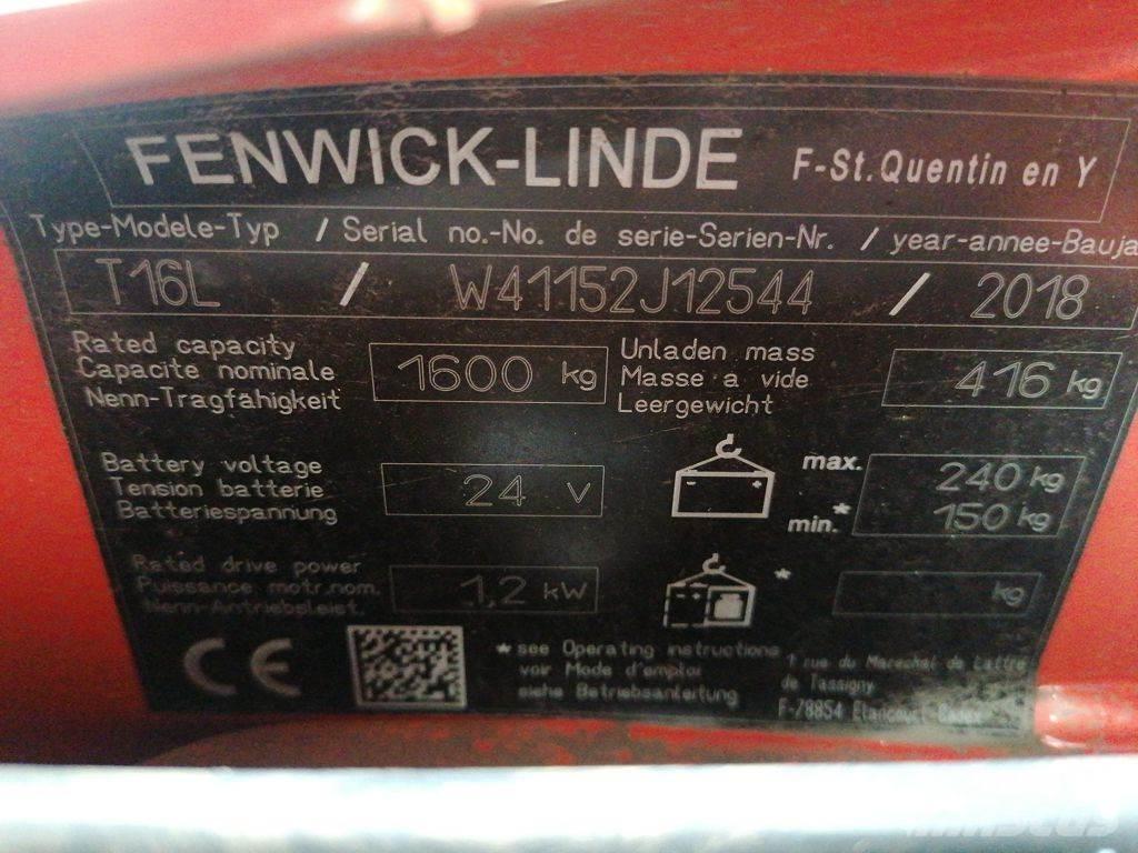 Linde T16L Штабелери