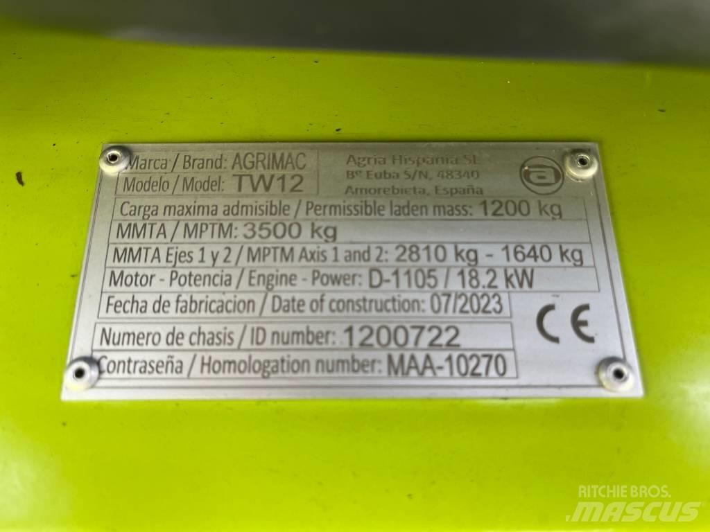 Agrimac TW 12 Дизельні навантажувачі