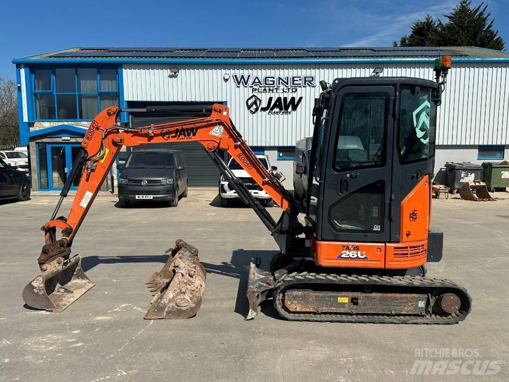 Hitachi ZX 26 U-6 Міні-екскаватори < 7т