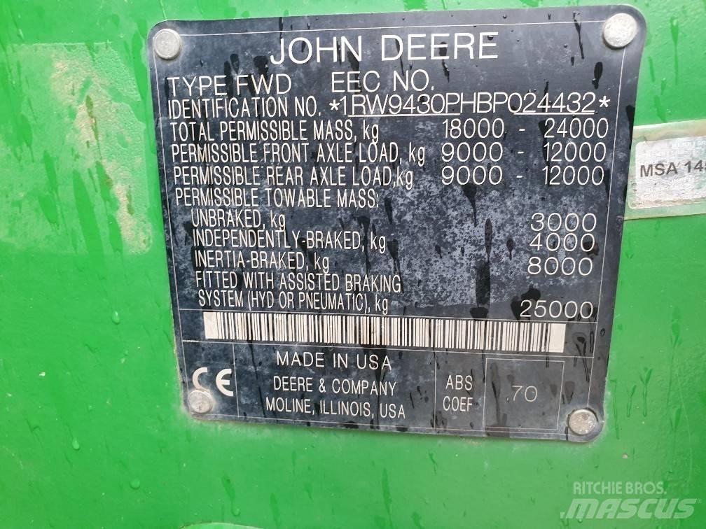 John Deere 9430 Трактори