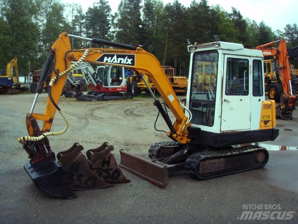Hanix N 350-2 Міні-екскаватори < 7т