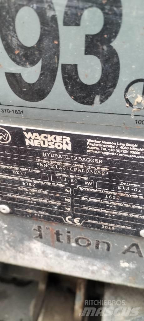 Wacker Neuson EZ 17 Міні-екскаватори < 7т