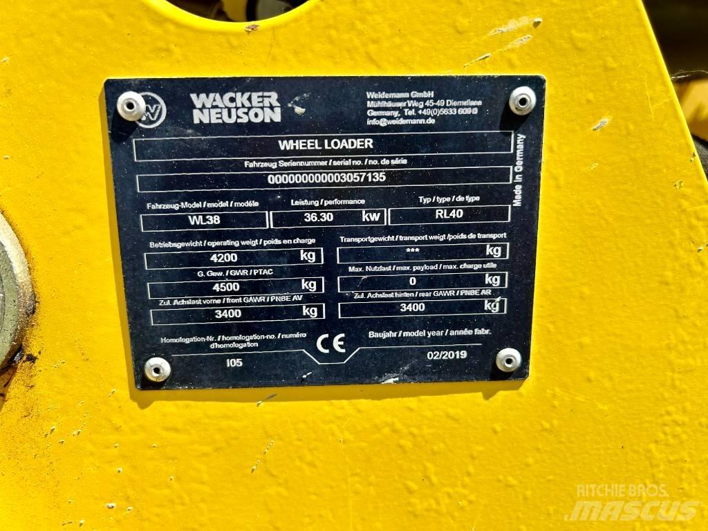 Wacker WL 38 Фронтальні навантажувачі