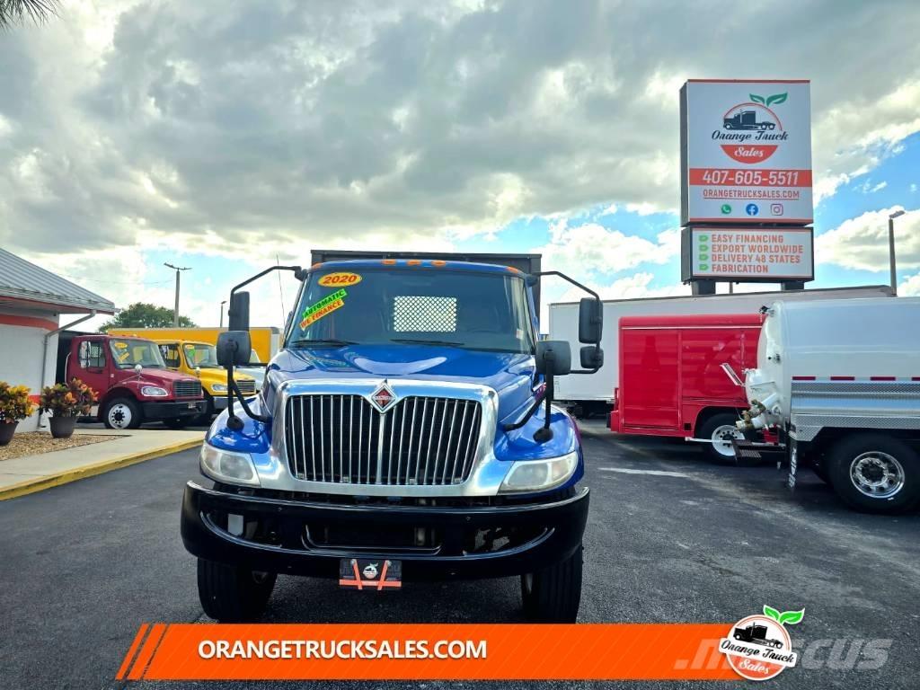 International MV607 Вантажівки-платформи/бокове розвантаження