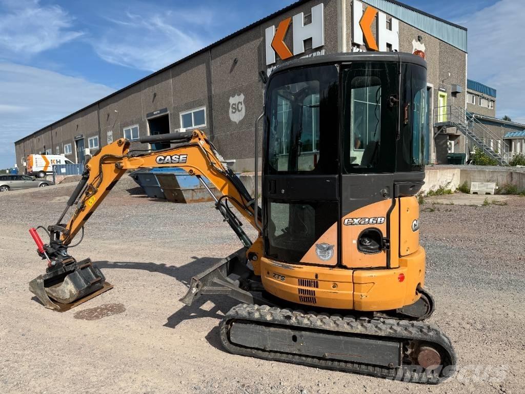 CASE CX26B Міні-екскаватори < 7т