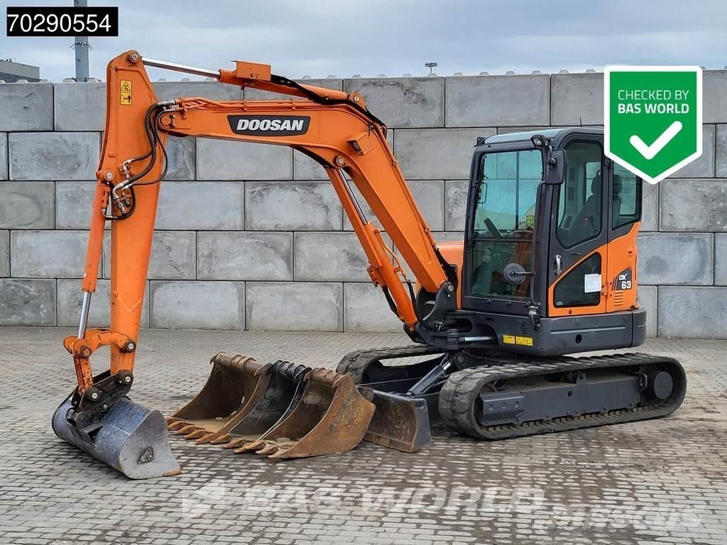 Doosan DX63-3 Міні-екскаватори < 7т