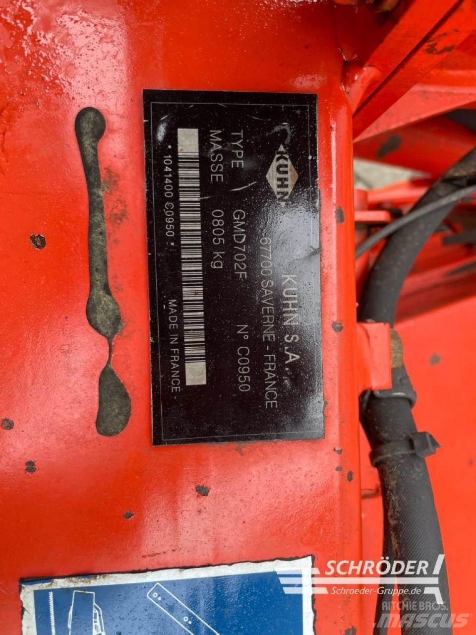 Kuhn GMD 702 F Косилки