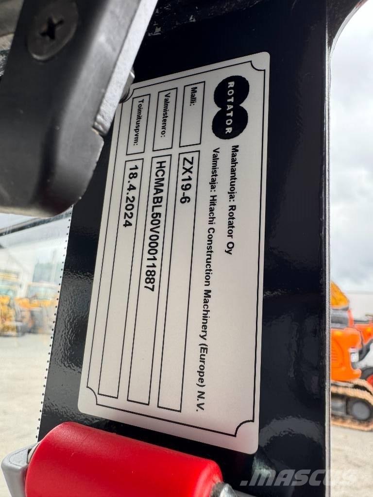 Hitachi ZX 19-6 CR Міні-екскаватори < 7т