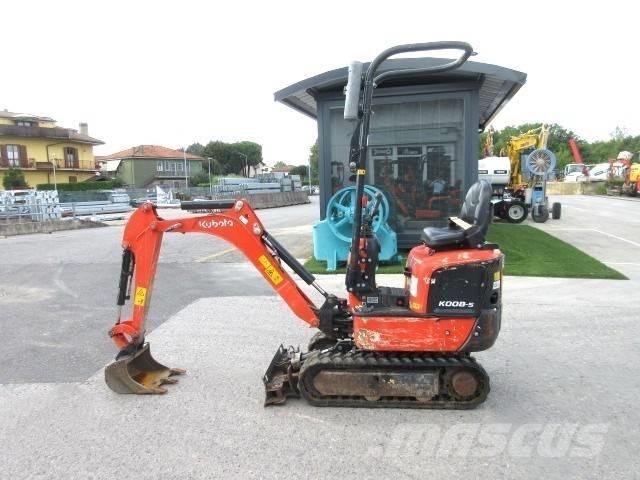 Kubota K 008-5 Міні-екскаватори < 7т