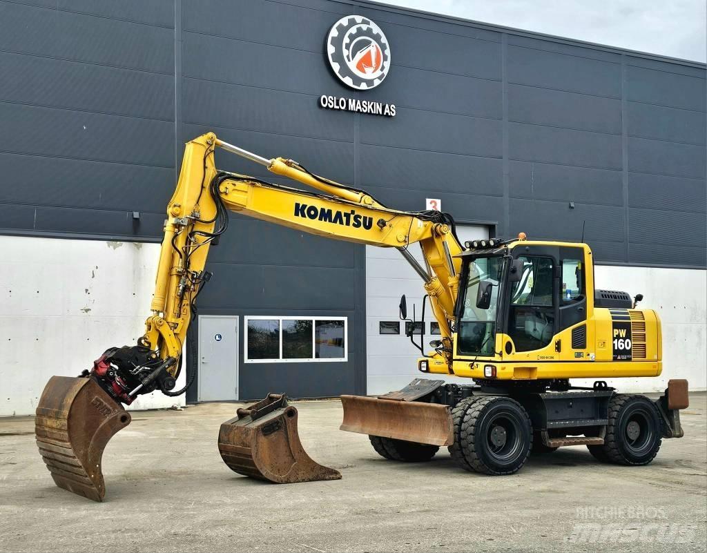 Komatsu pw 160 -8 Колісні екскаватори