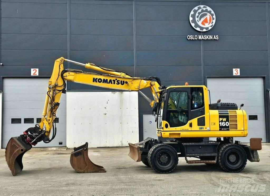 Komatsu pw 160 -8 Колісні екскаватори