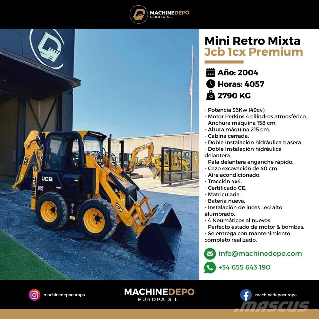 JCB 1 CX Екскаватори-навантажувачі