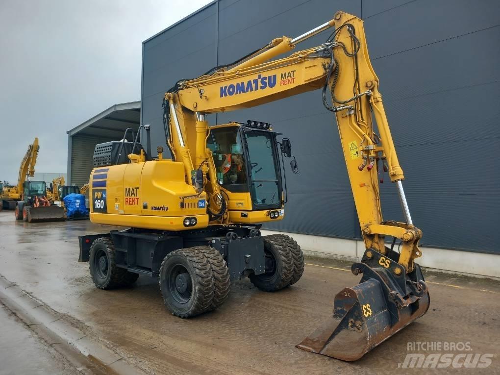 Komatsu PW160-11E0 Колісні екскаватори
