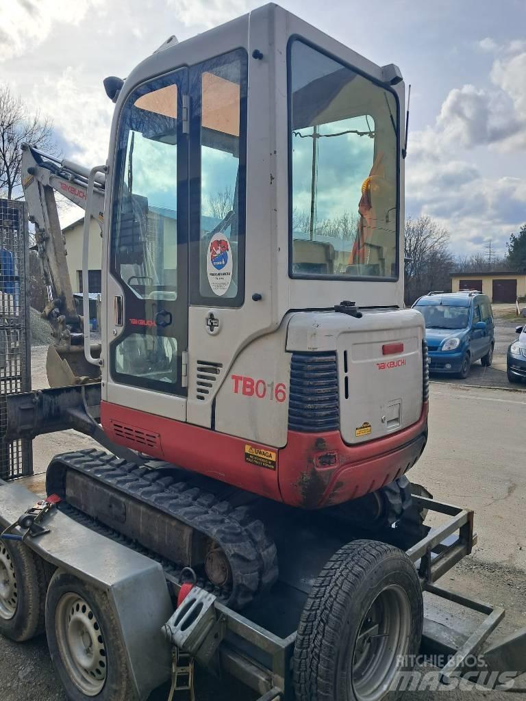 Takeuchi TB016 Міні-екскаватори < 7т