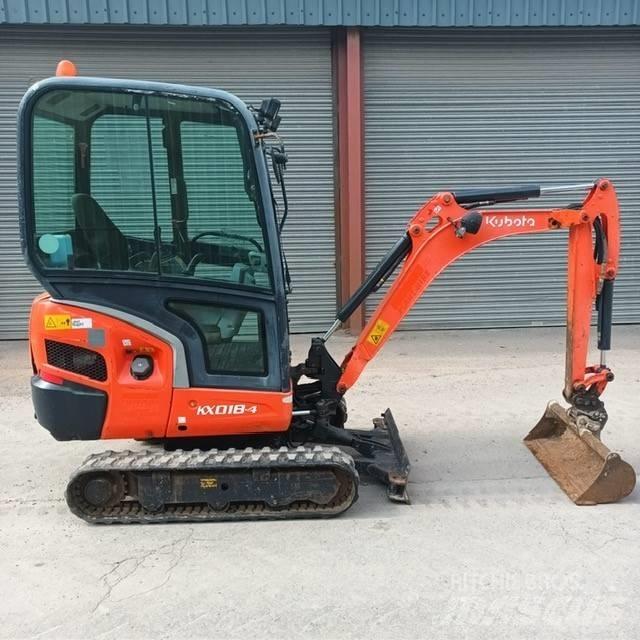 Kubota KX 018-4 Міні-екскаватори < 7т