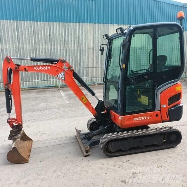 Kubota KX 018-4 Міні-екскаватори < 7т