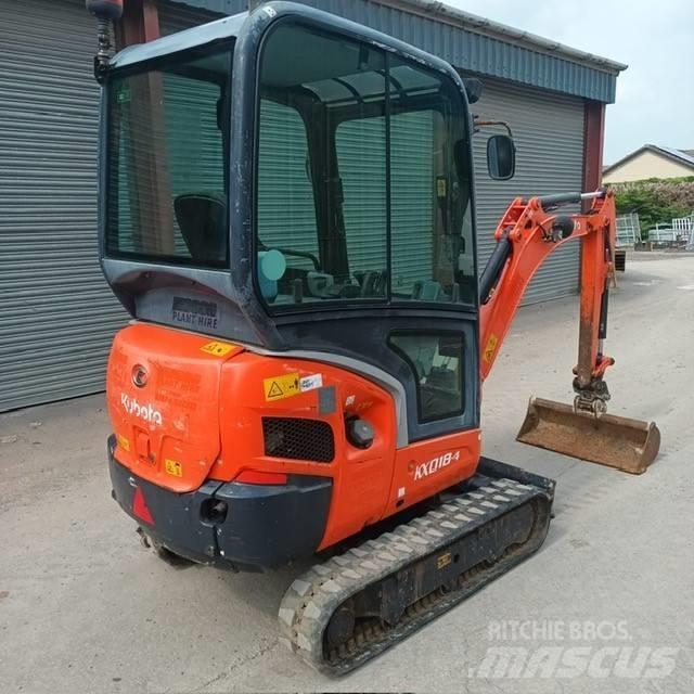 Kubota KX 018-4 Міні-екскаватори < 7т