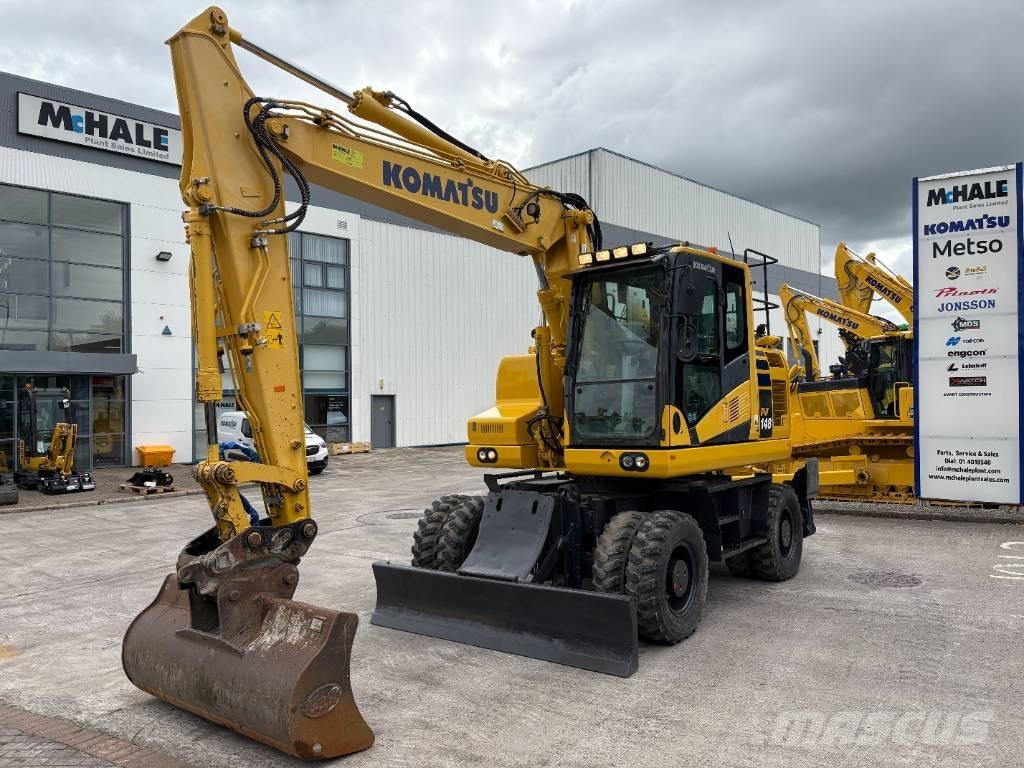Komatsu PW148-11 Колісні екскаватори