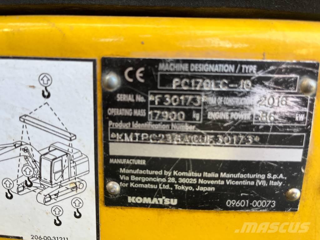 Komatsu PC 170 LC-10 Гусеничні екскаватори