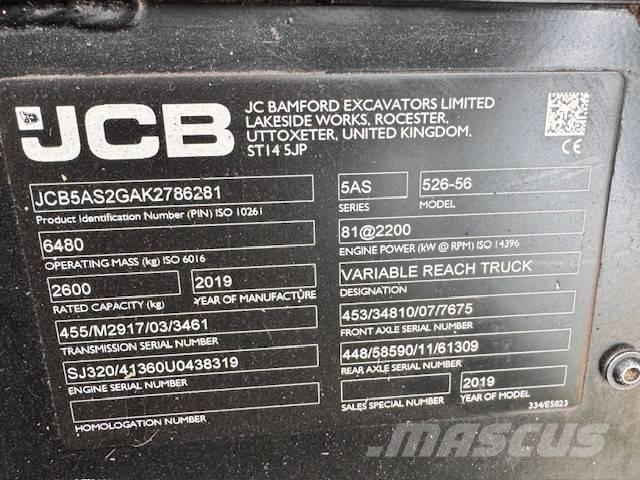 JCB 526-56 Agri Plus Телескопічний навантажувач