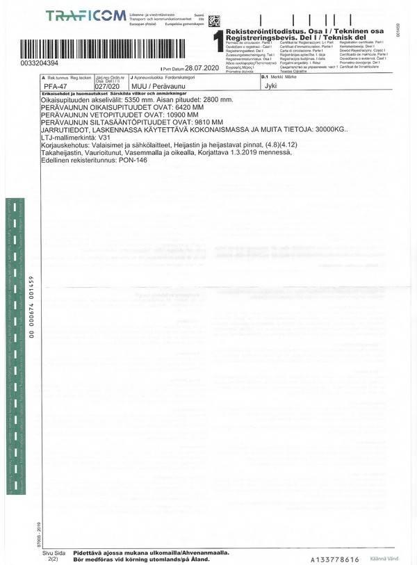 Jyki V 31 Самоскиди