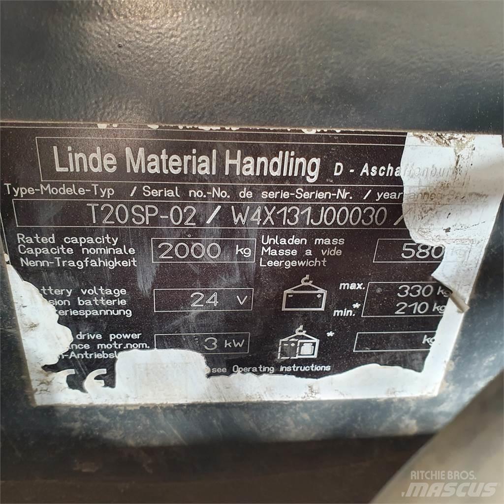 Linde T20SP kurz Штабелери