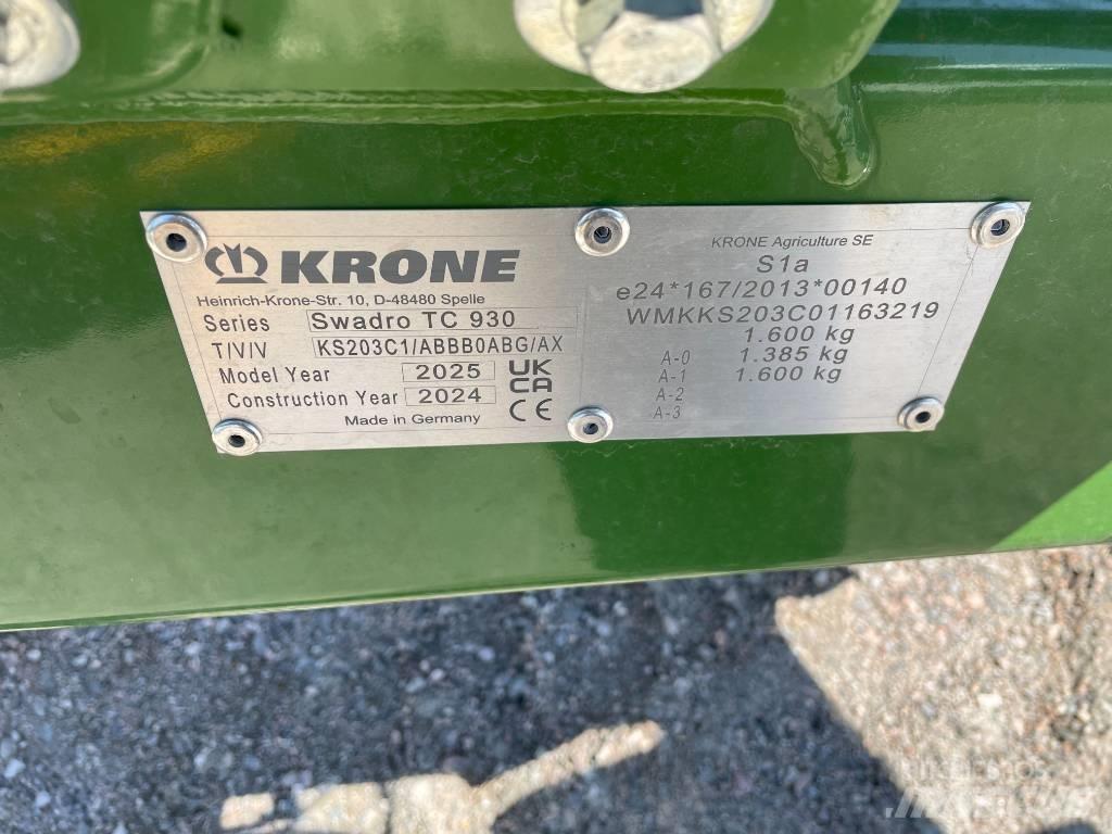 Krone TC 930 Plus Рядкові жатки