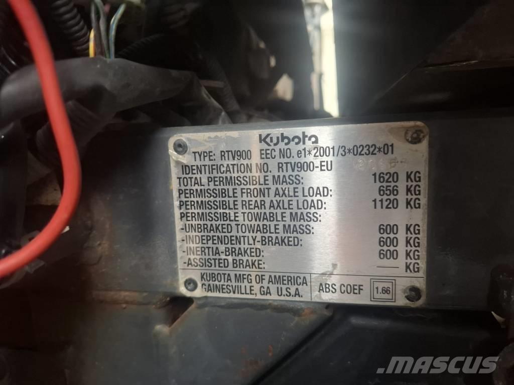 Kubota RTV 900 Мотовсюдиходи UTV