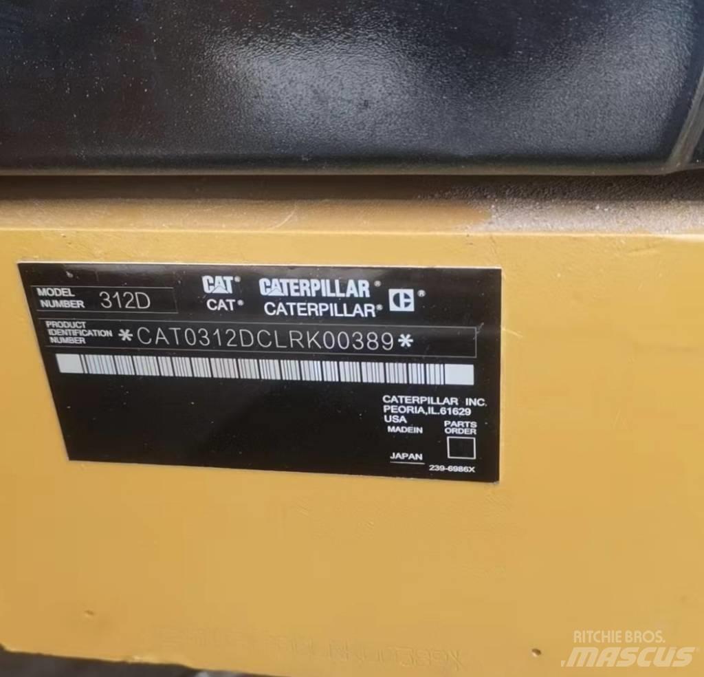 CAT 312 D Гусеничні екскаватори