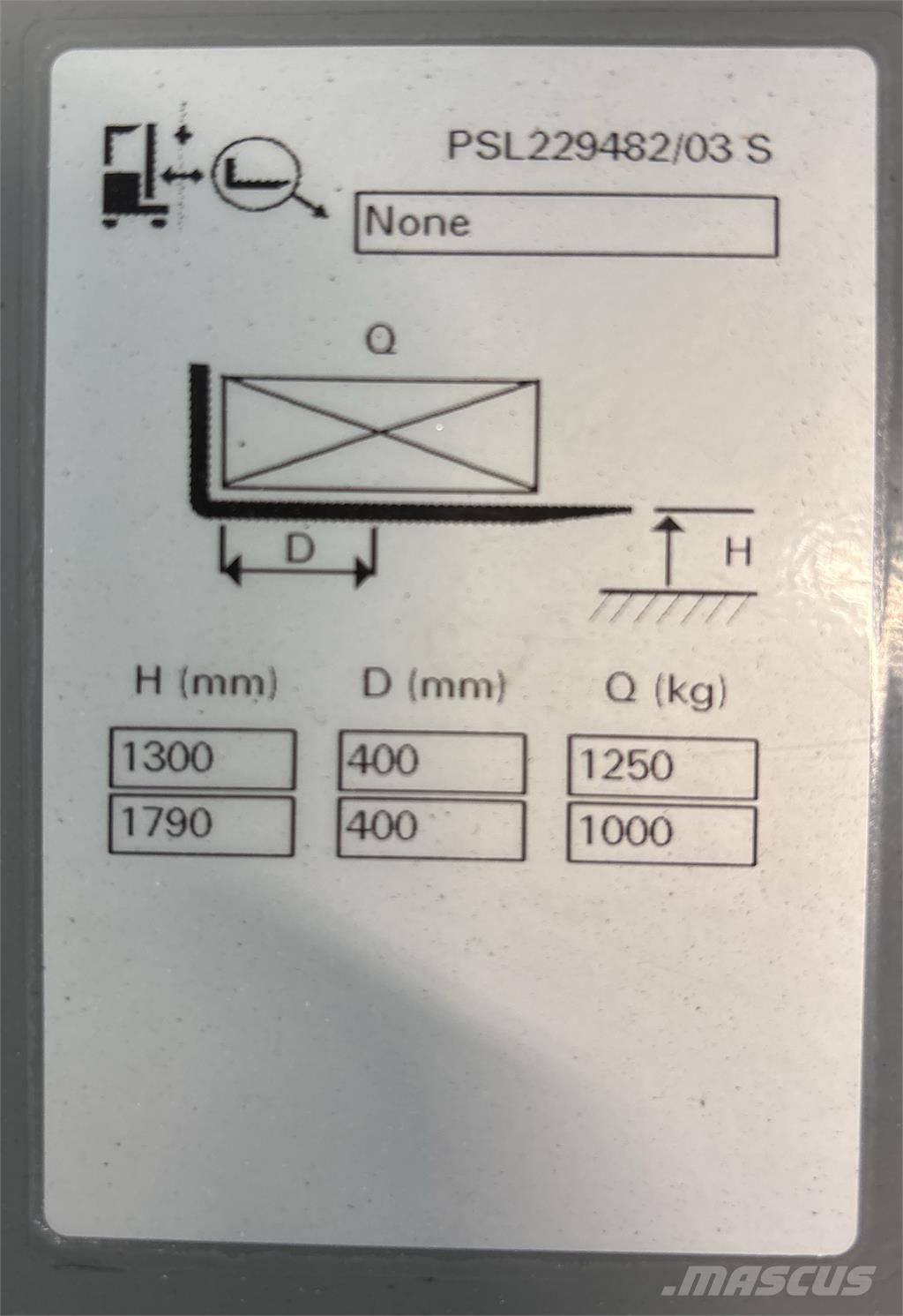 Atlet PSL125 Ручний візок