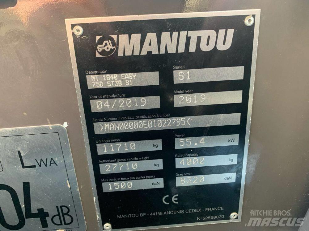 Manitou MT 1840 Телескопічні навантажувачі