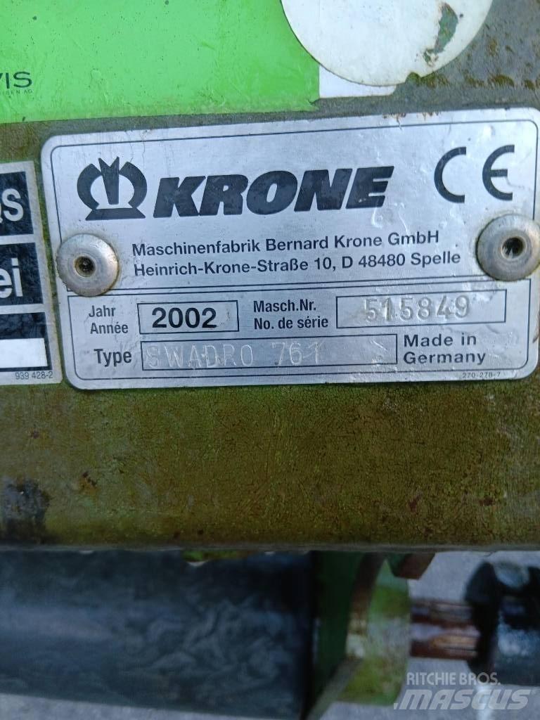 Krone Swadro 761 Рядкові жатки