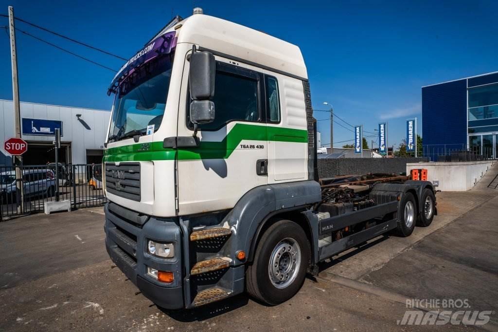MAN TGA 26.430 LL Вантажівки з гаковим підйомом
