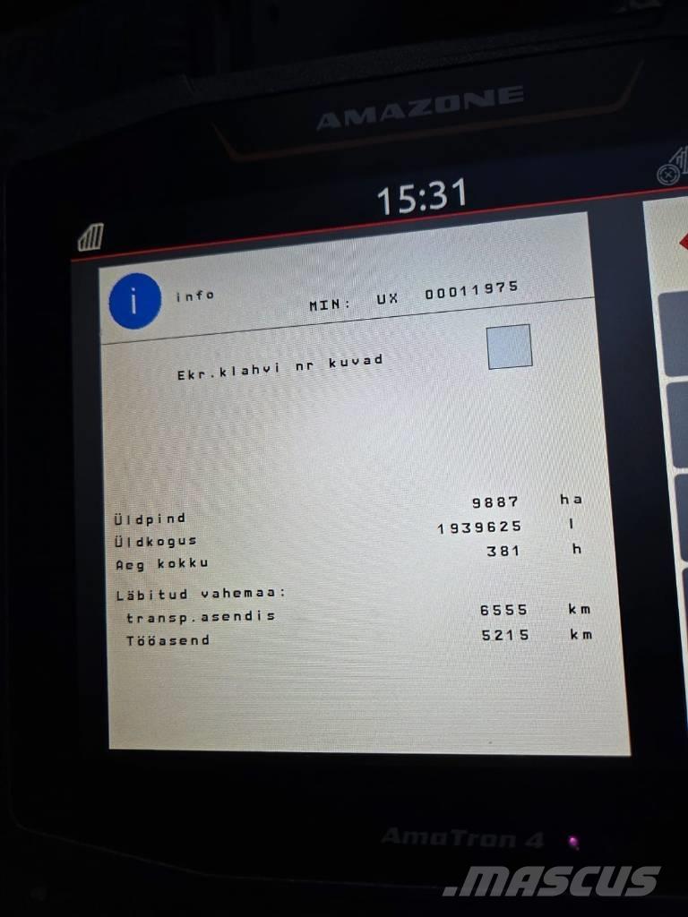 Amazone UX 4200 Причіпні обприскувачі