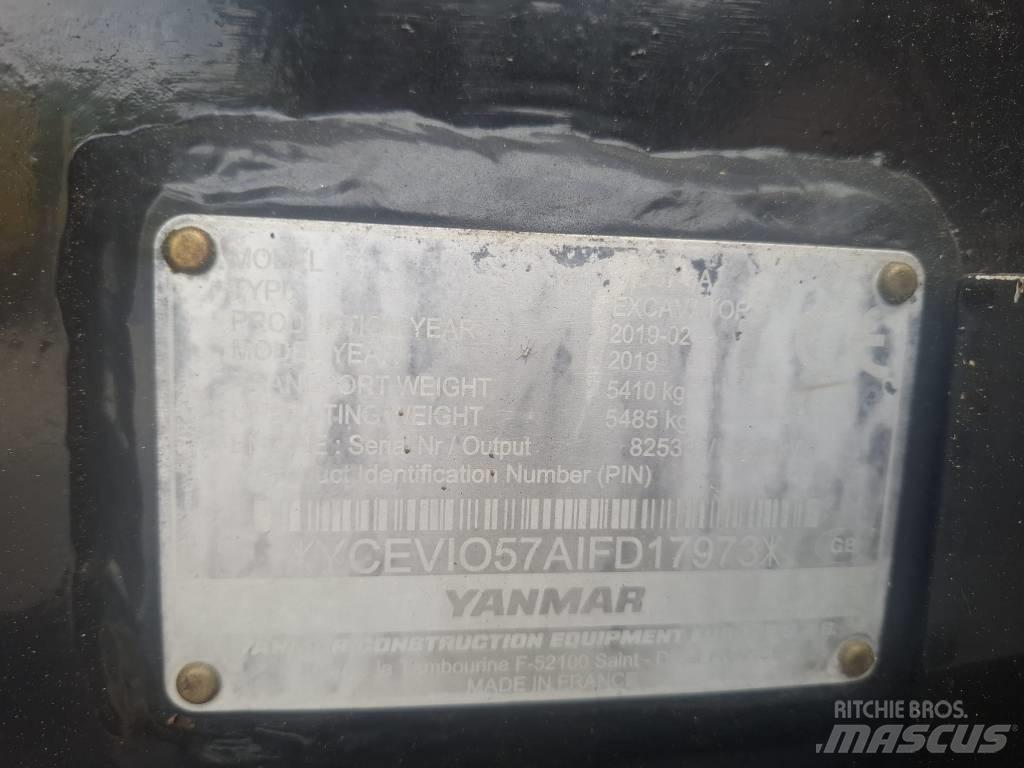 Yanmar Vio 57-6A Міні-екскаватори < 7т