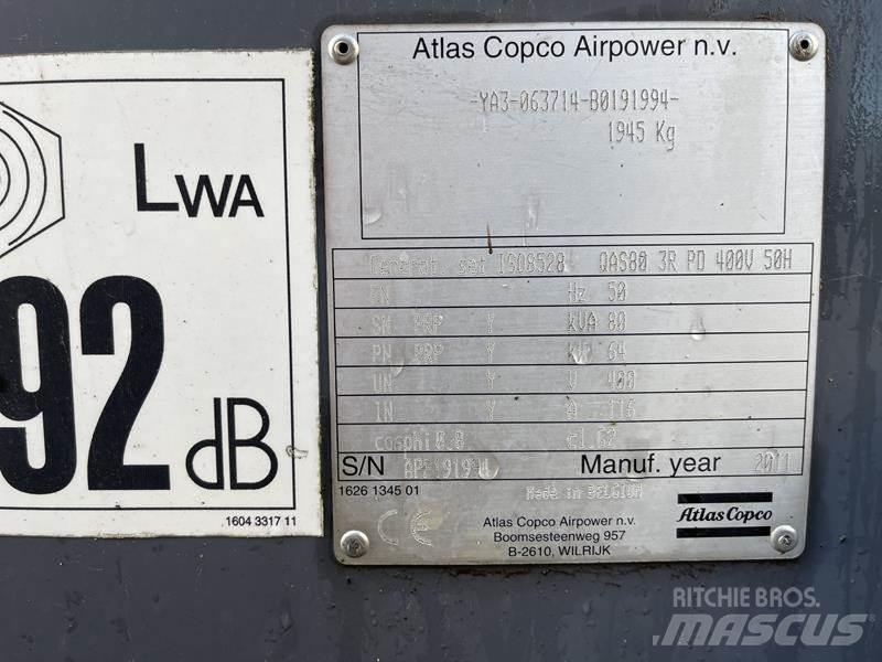 Atlas Copco QAS 80 Дизельні генератори