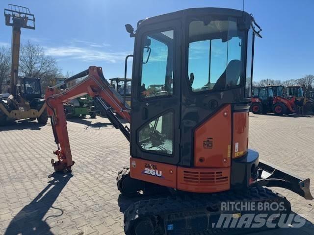 Hitachi ZX 26 Міні-екскаватори < 7т
