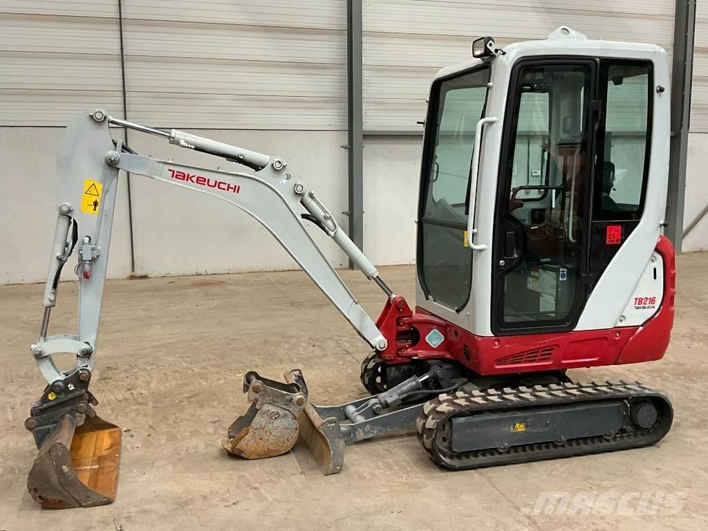 Takeuchi TB 216 Міні-екскаватори < 7т