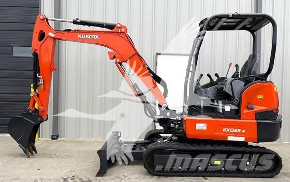 Kubota KX033-4 Міні-екскаватори < 7т