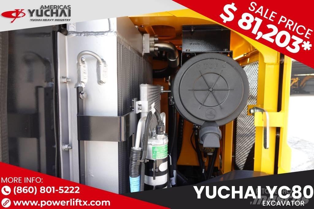 Yuchai YC80 Гусеничні екскаватори