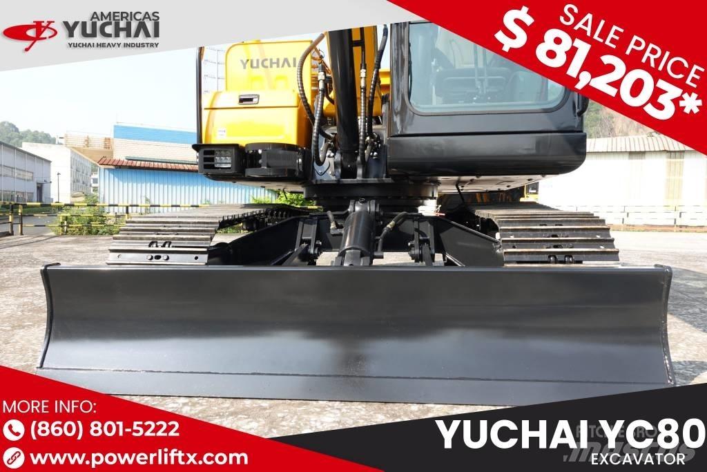 Yuchai YC80 Гусеничні екскаватори