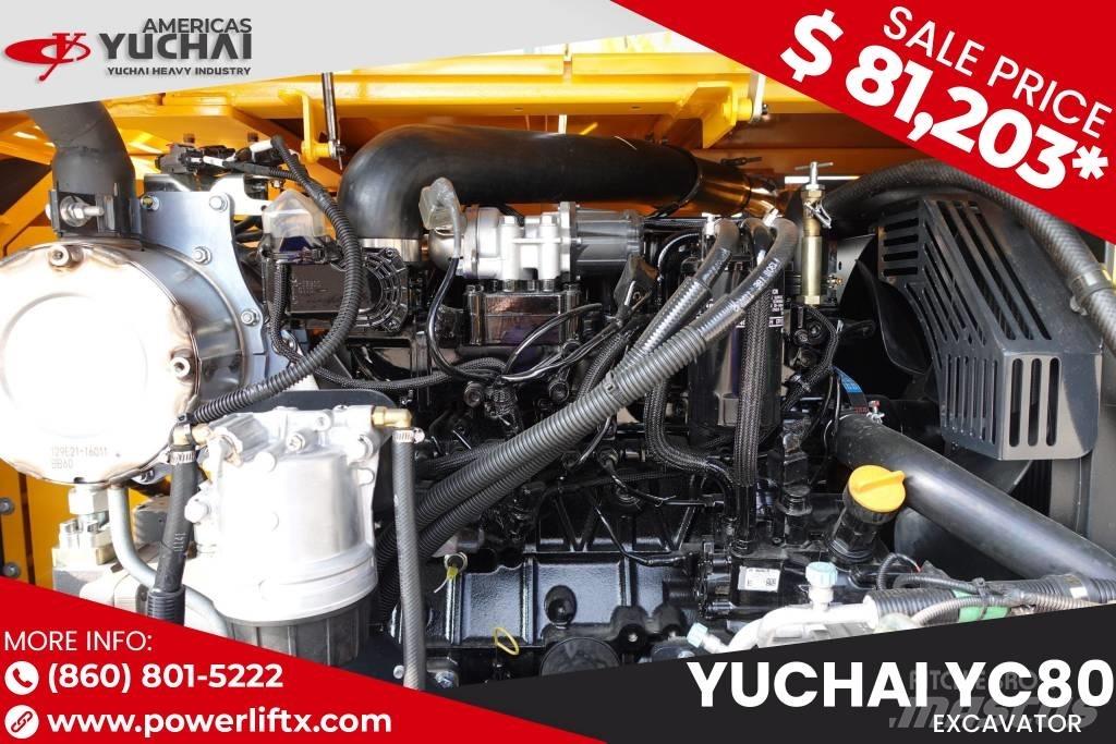 Yuchai YC80 Гусеничні екскаватори
